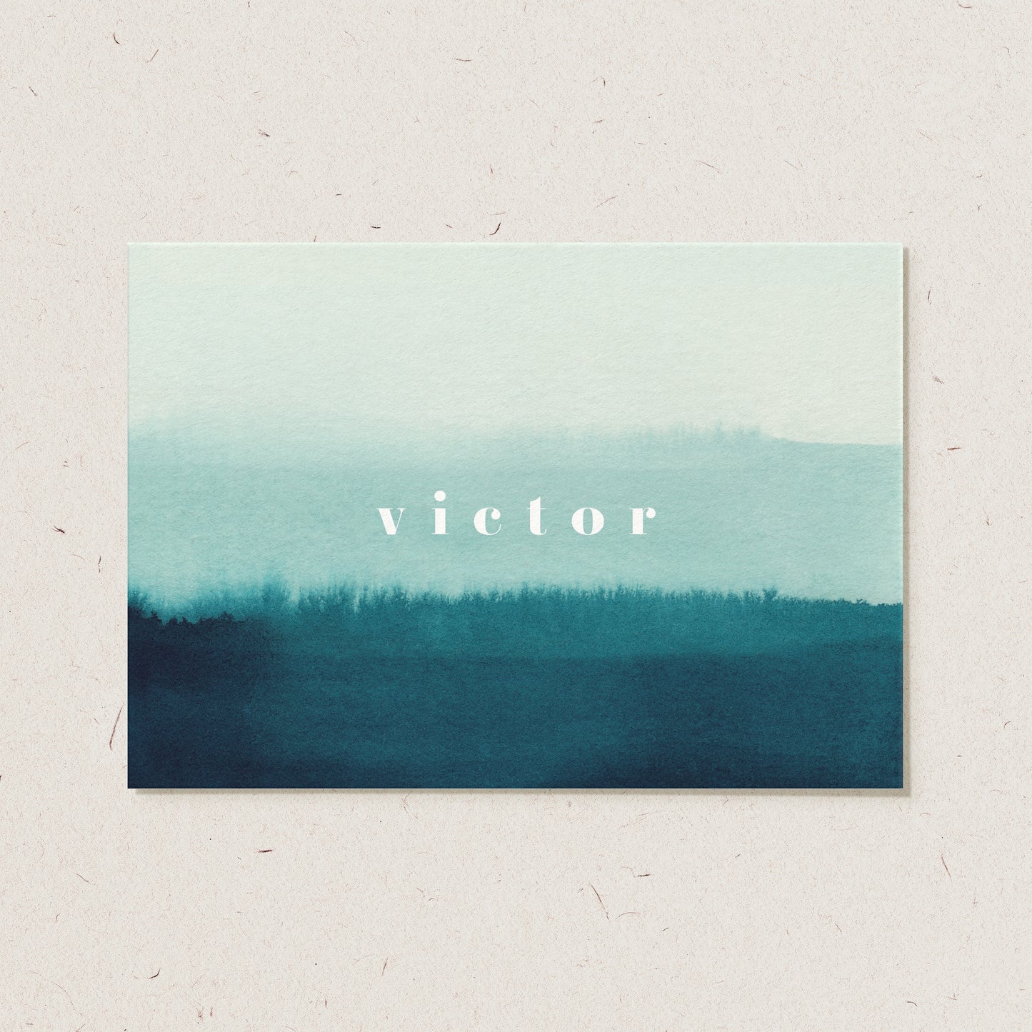 Geboortekaartje 'Victor'