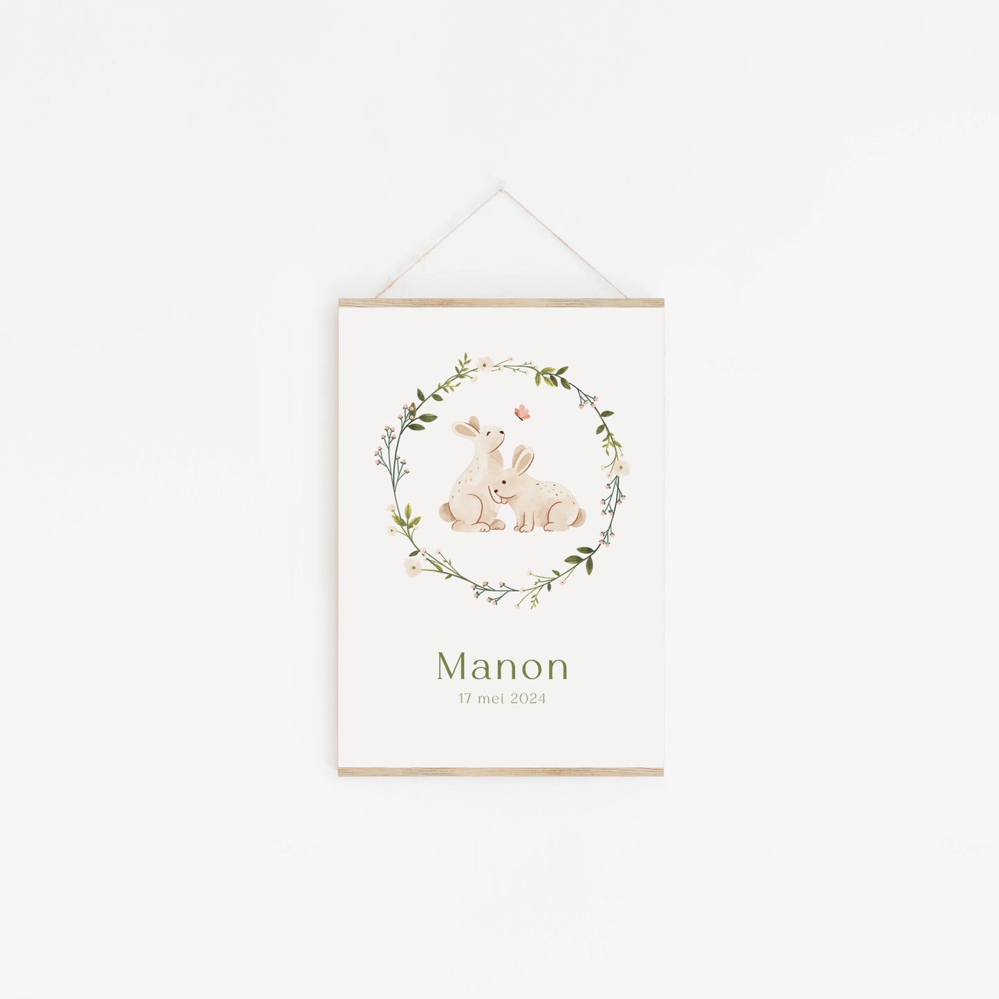 Geboortekaartje 'Manon'