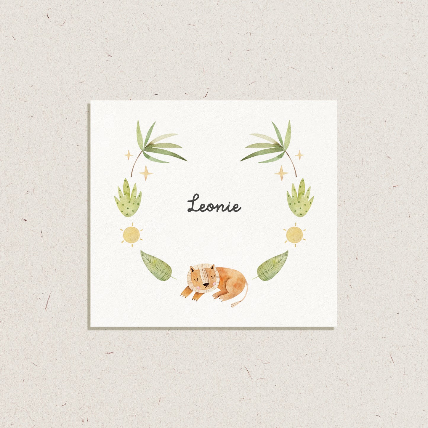 Geboortekaartje 'Leonie'