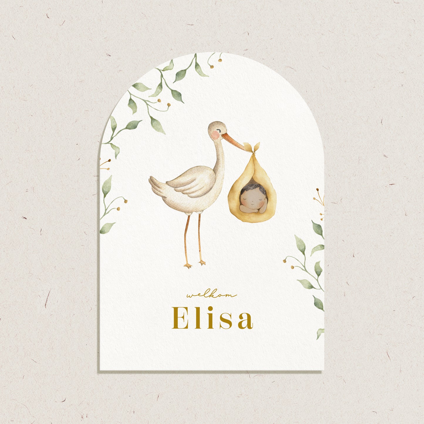 Geboortekaartje 'Elisa'