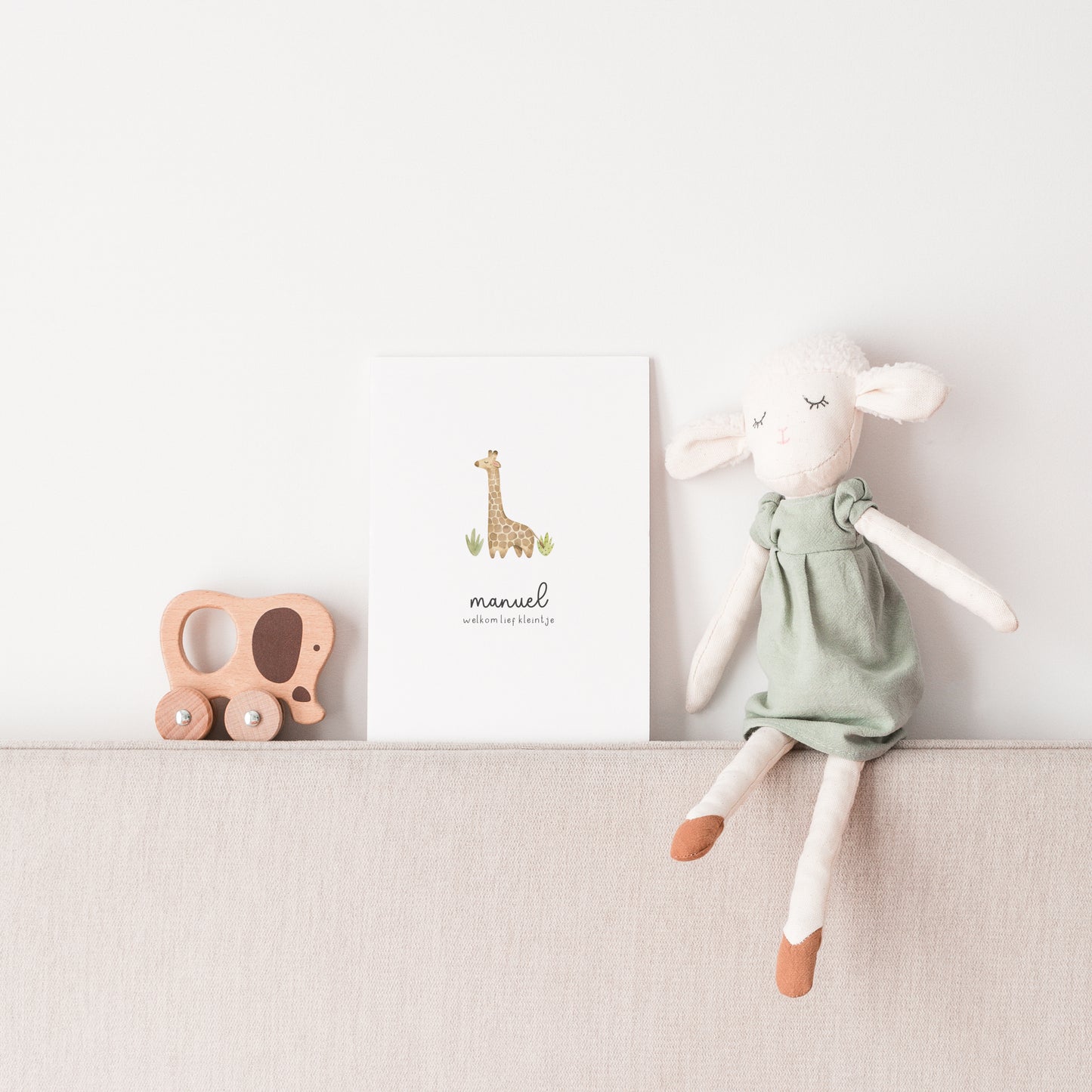Geboortekaartje 'Manuel'