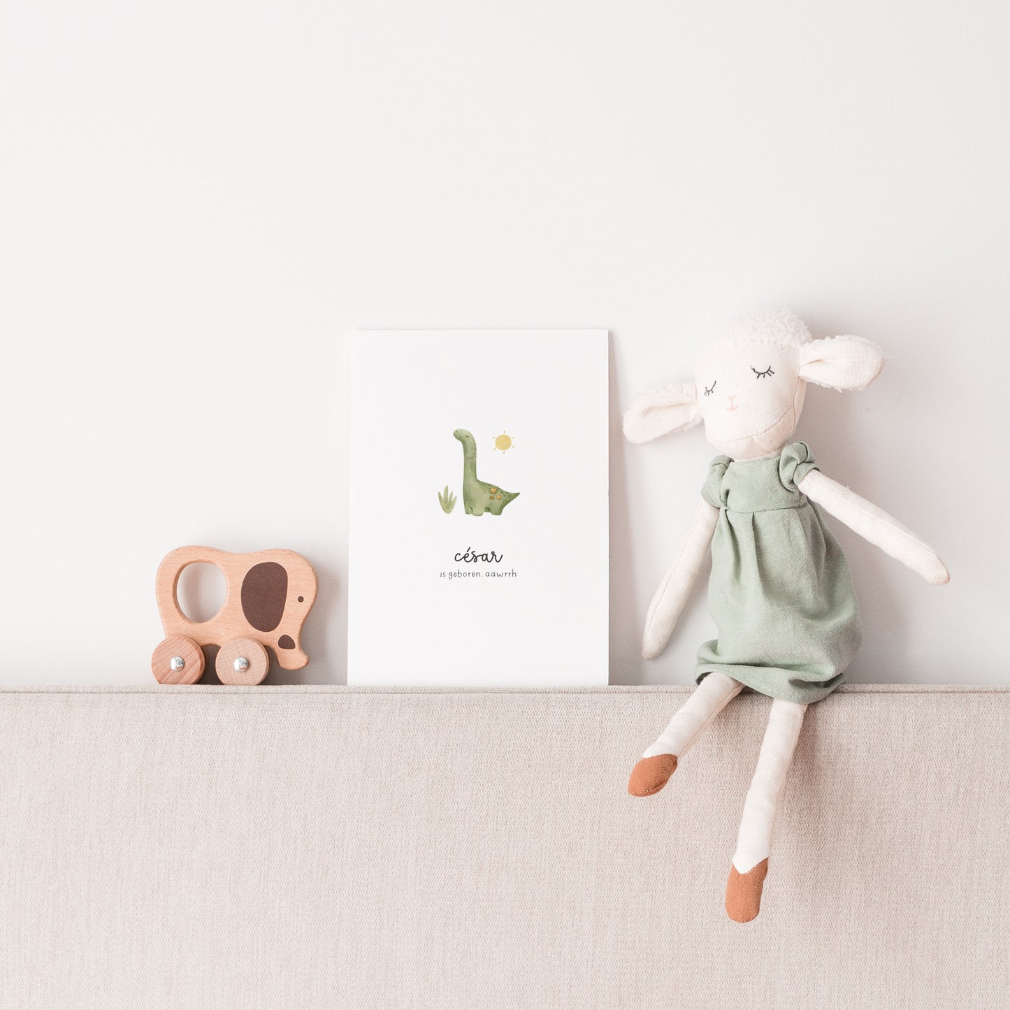 Geboortekaartje 'César'