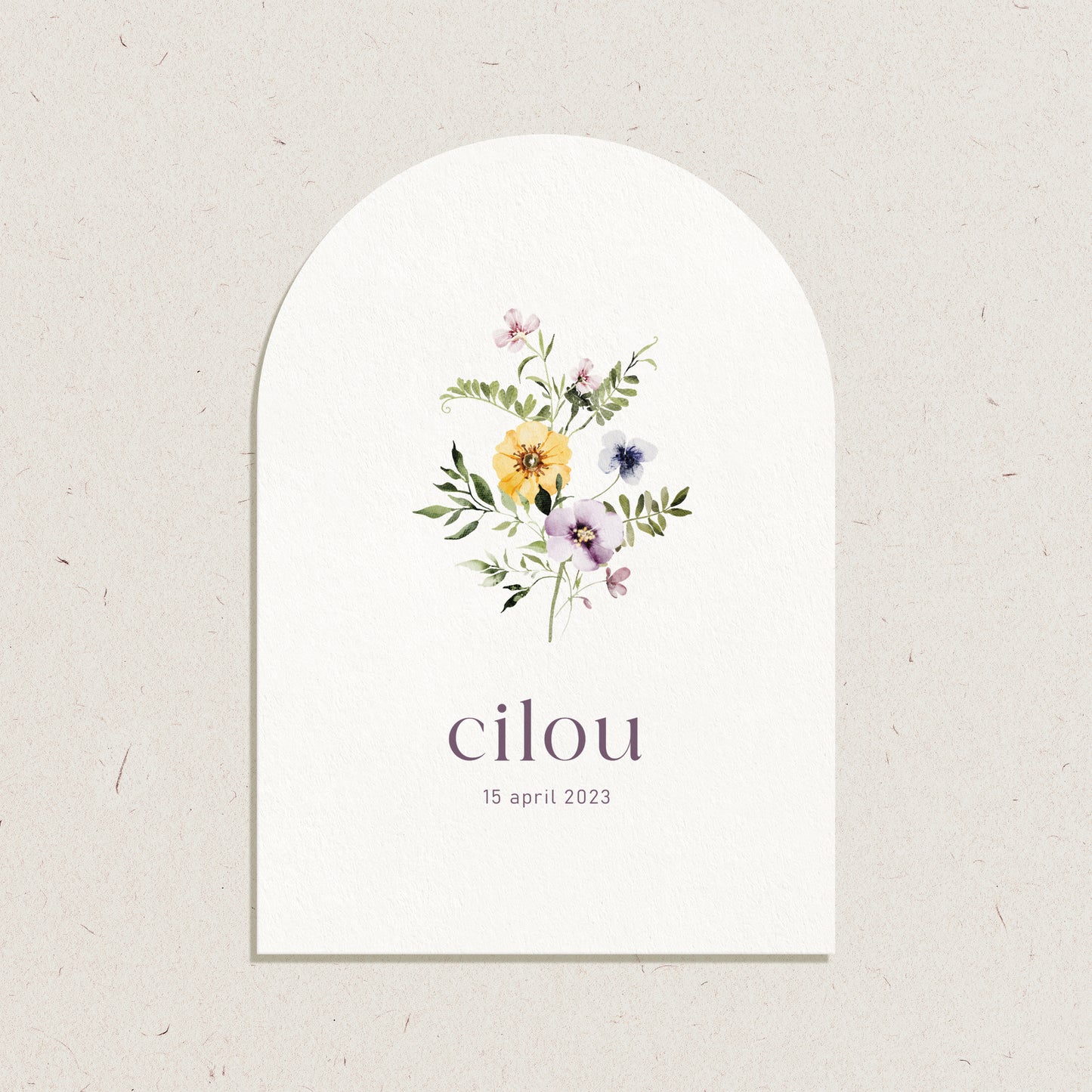 Geboortekaartje 'Cilou'