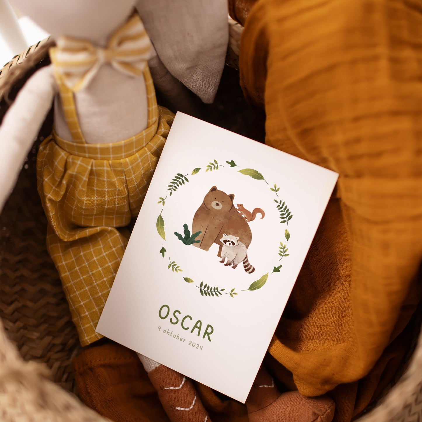 Geboortekaartje 'Oscar'