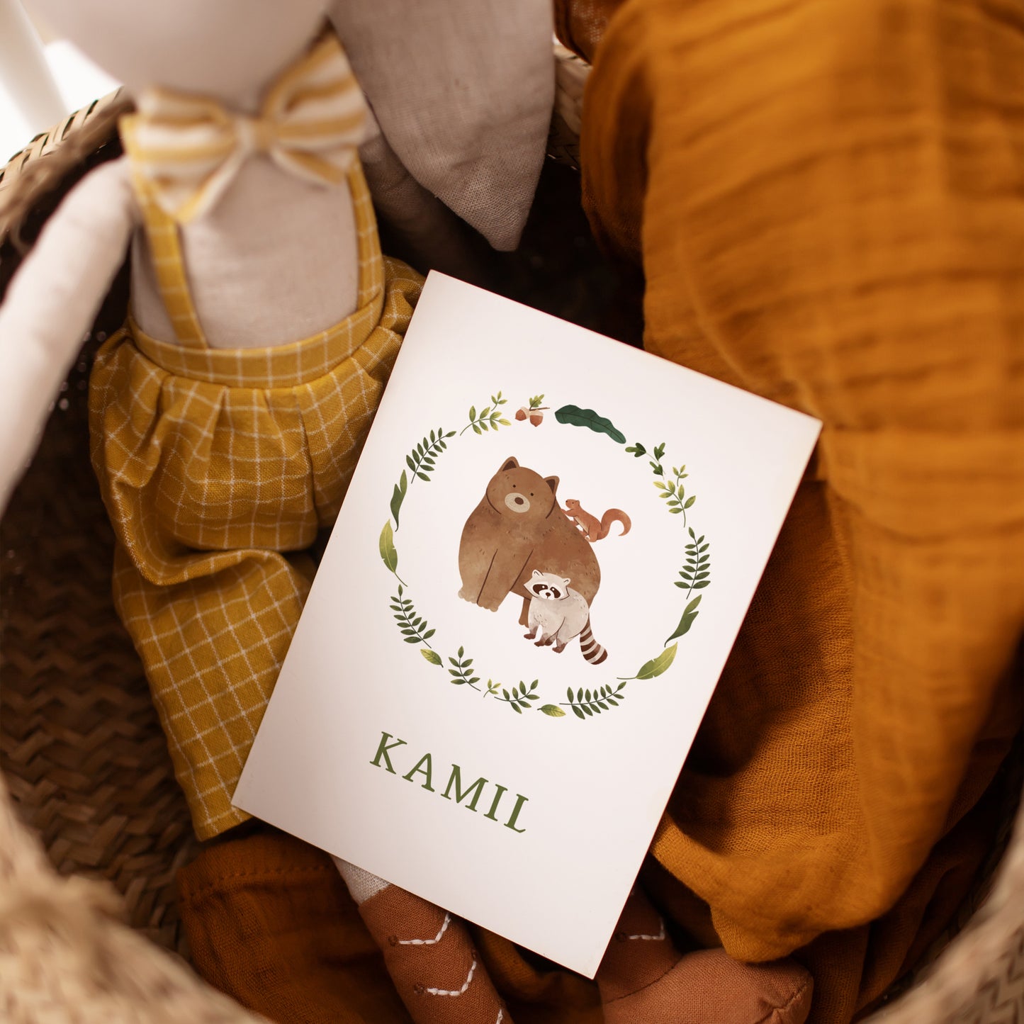 Geboortekaartje 'Kamil'