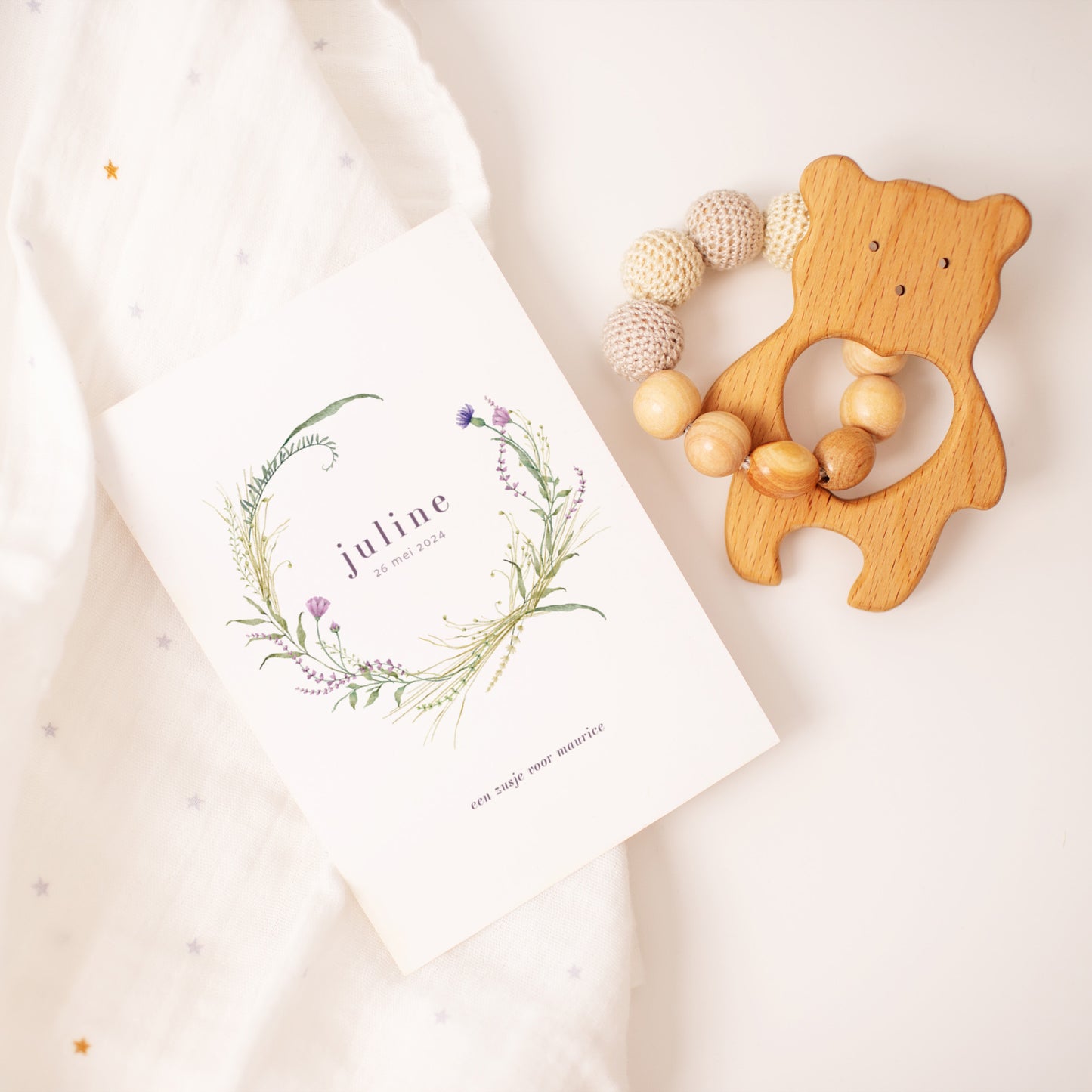 Geboortekaartje 'Juline'