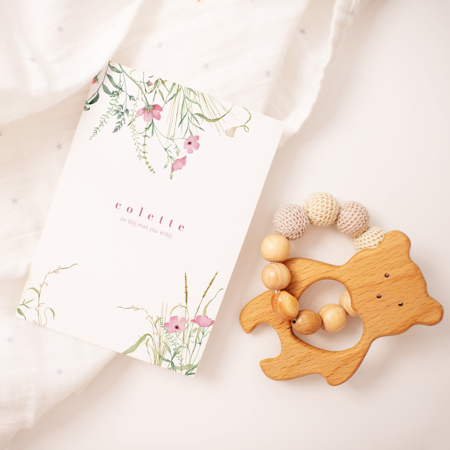 Geboortekaartje 'Colette'