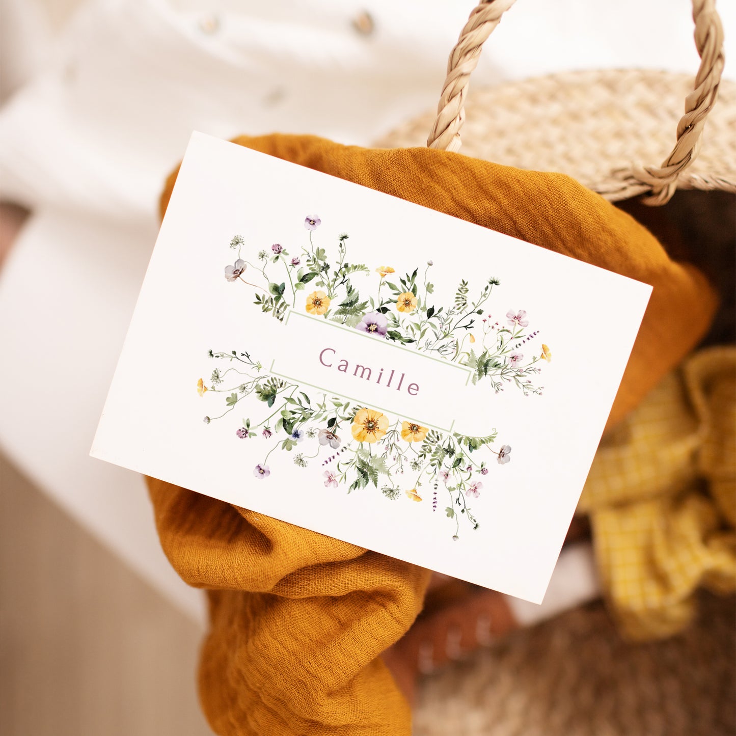 Geboortekaartje 'Camille'