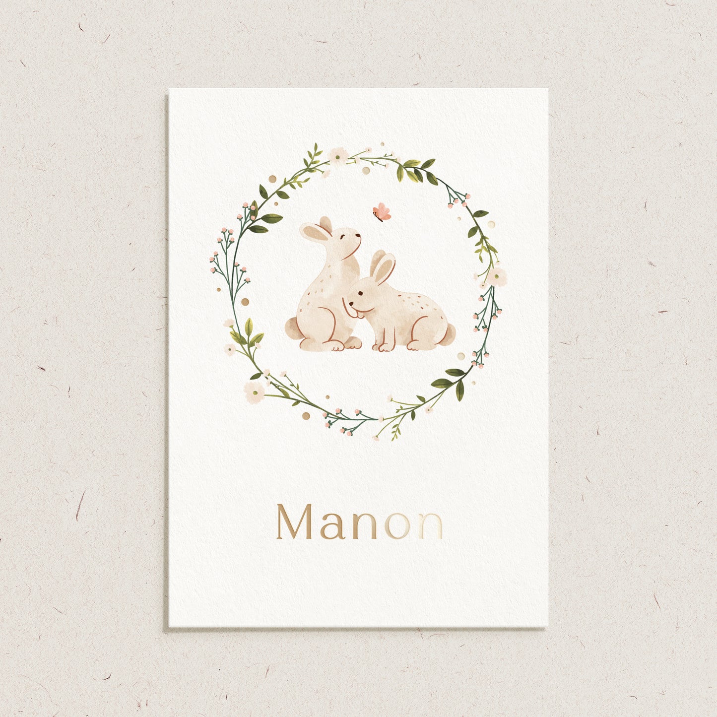 Geboortekaartje 'Manon'