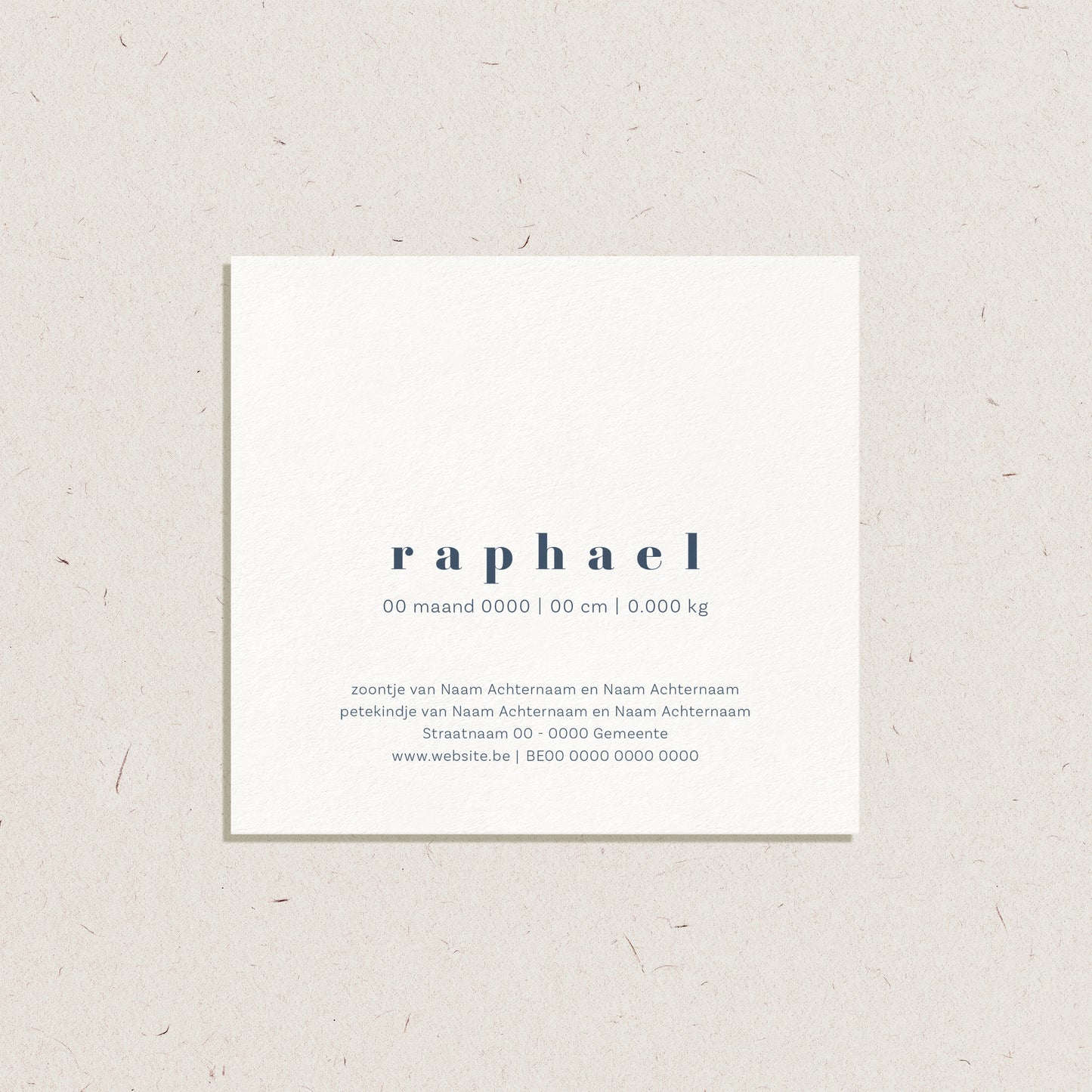 Geboortekaartje 'Raphael'