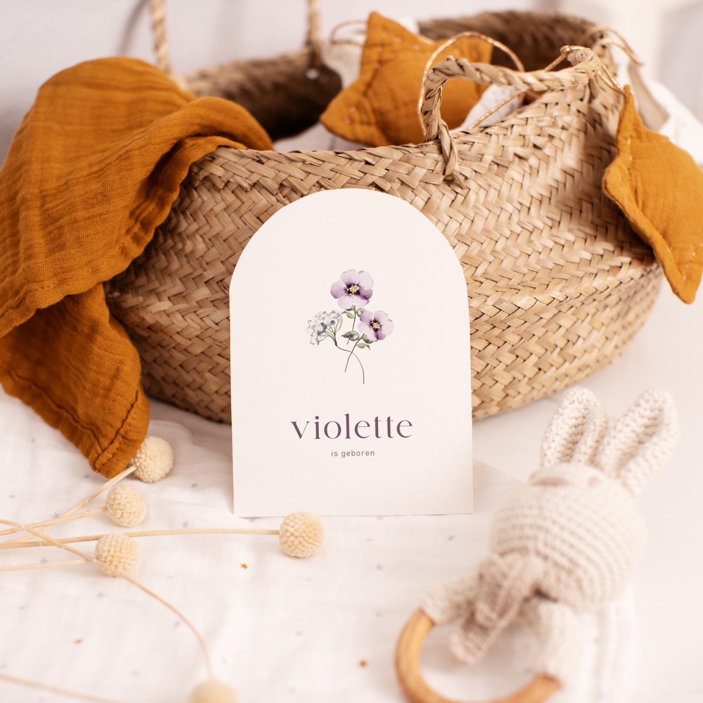 Geboortekaartje 'Violette'