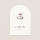 Geboortekaartje 'Violette'
