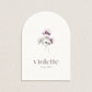 Geboortekaartje 'Violette'