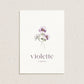 Geboortekaartje 'Violette'