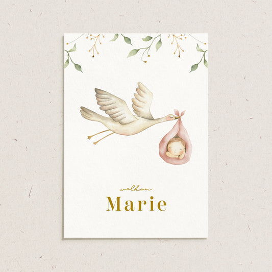 Geboortekaartje 'Marie'