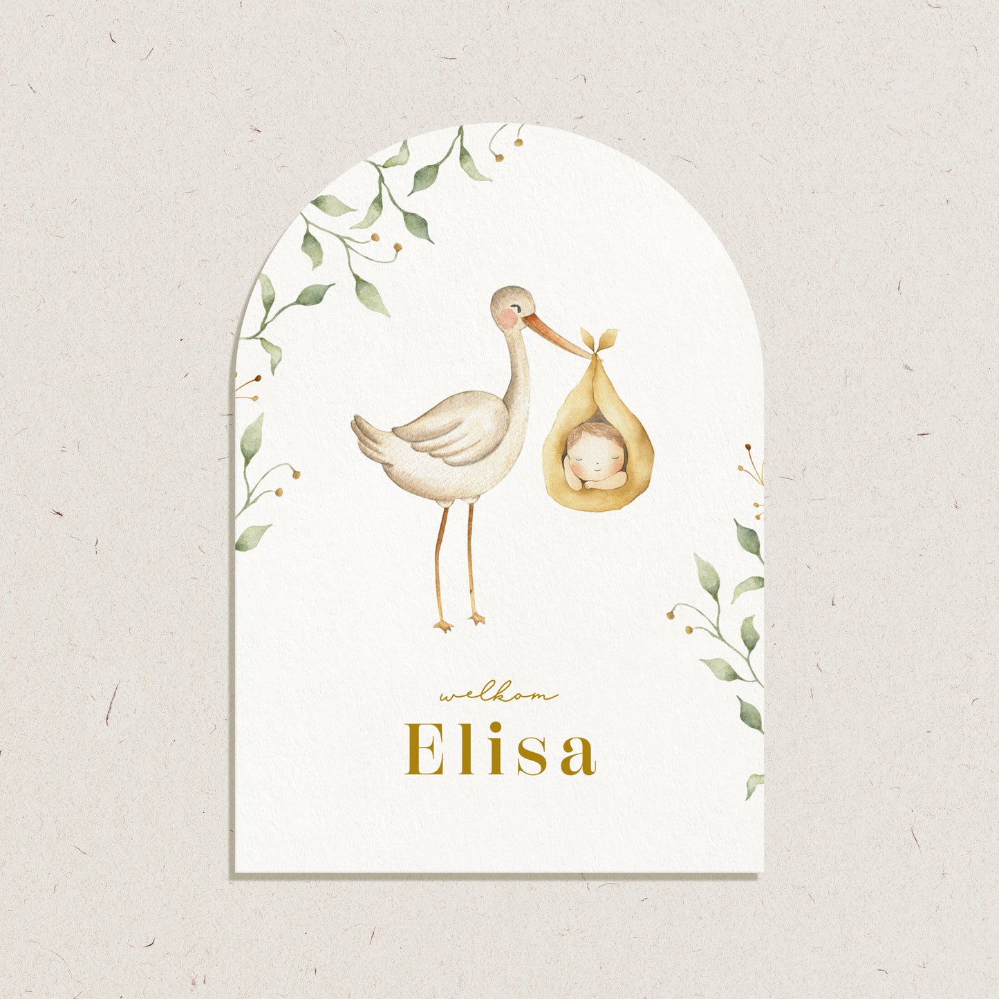 Geboortekaartje 'Elisa'