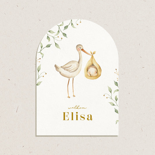 Geboortekaartje 'Elisa'