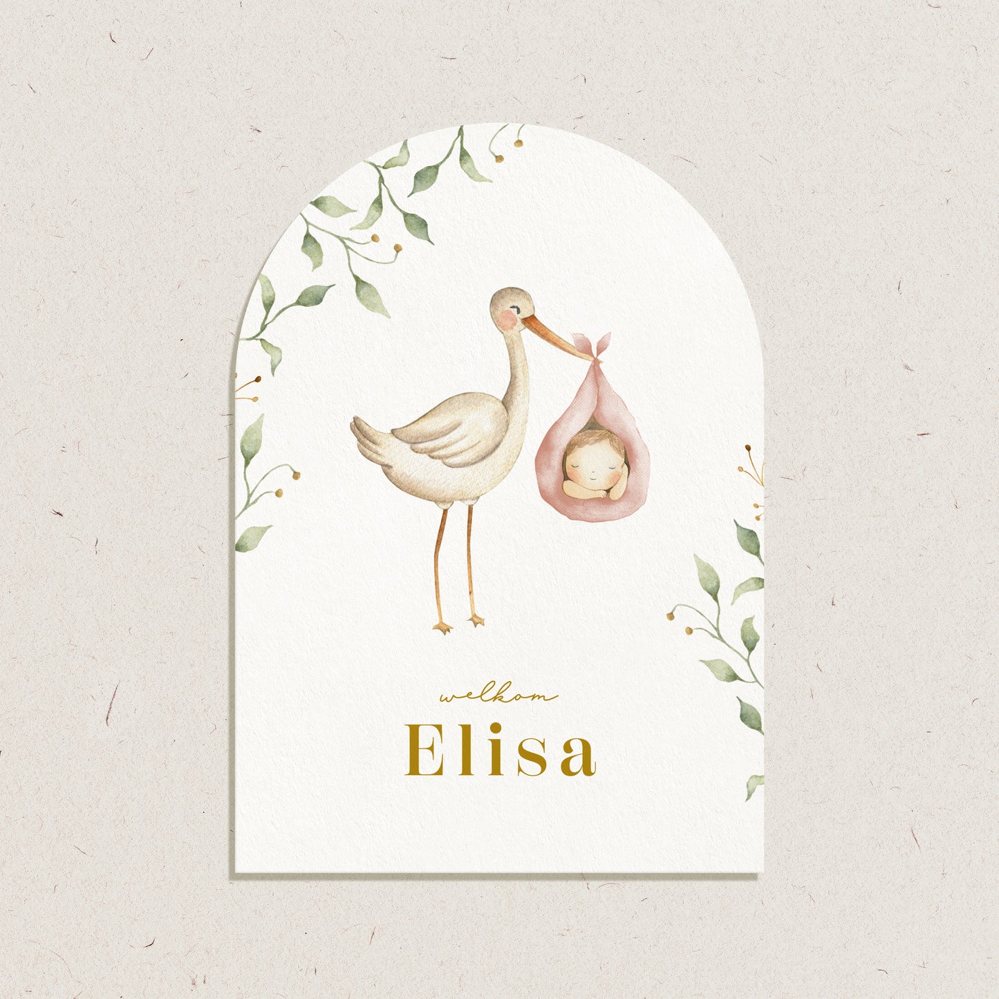 Geboortekaartje 'Elisa'
