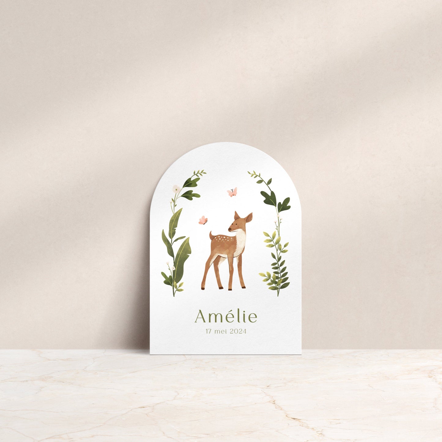 Geboortekaartje 'Amélie'