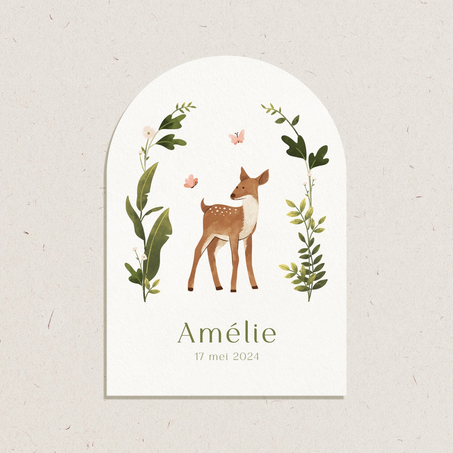 Geboortekaartje 'Amélie'
