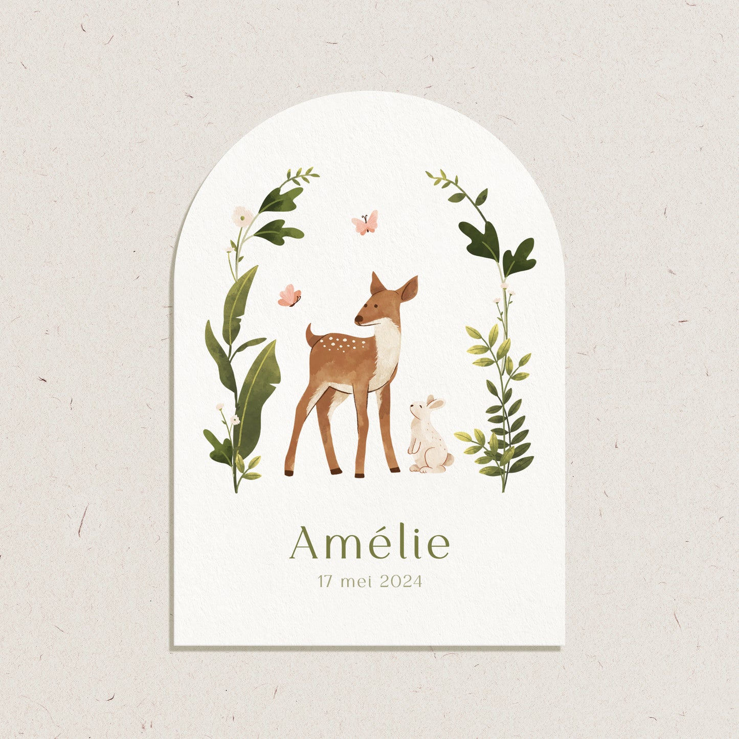 Geboortekaartje 'Amélie'