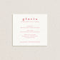 Geboortekaartje 'Gloria'