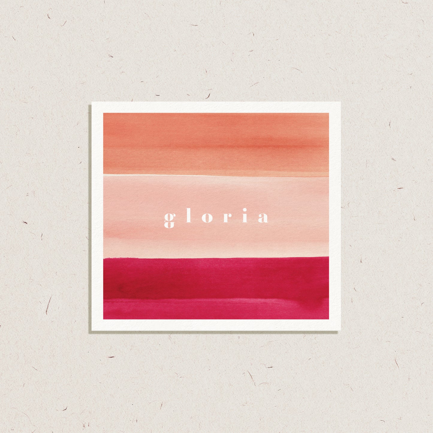 Geboortekaartje 'Gloria'