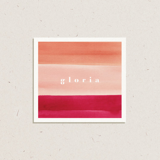 Geboortekaartje 'Gloria'