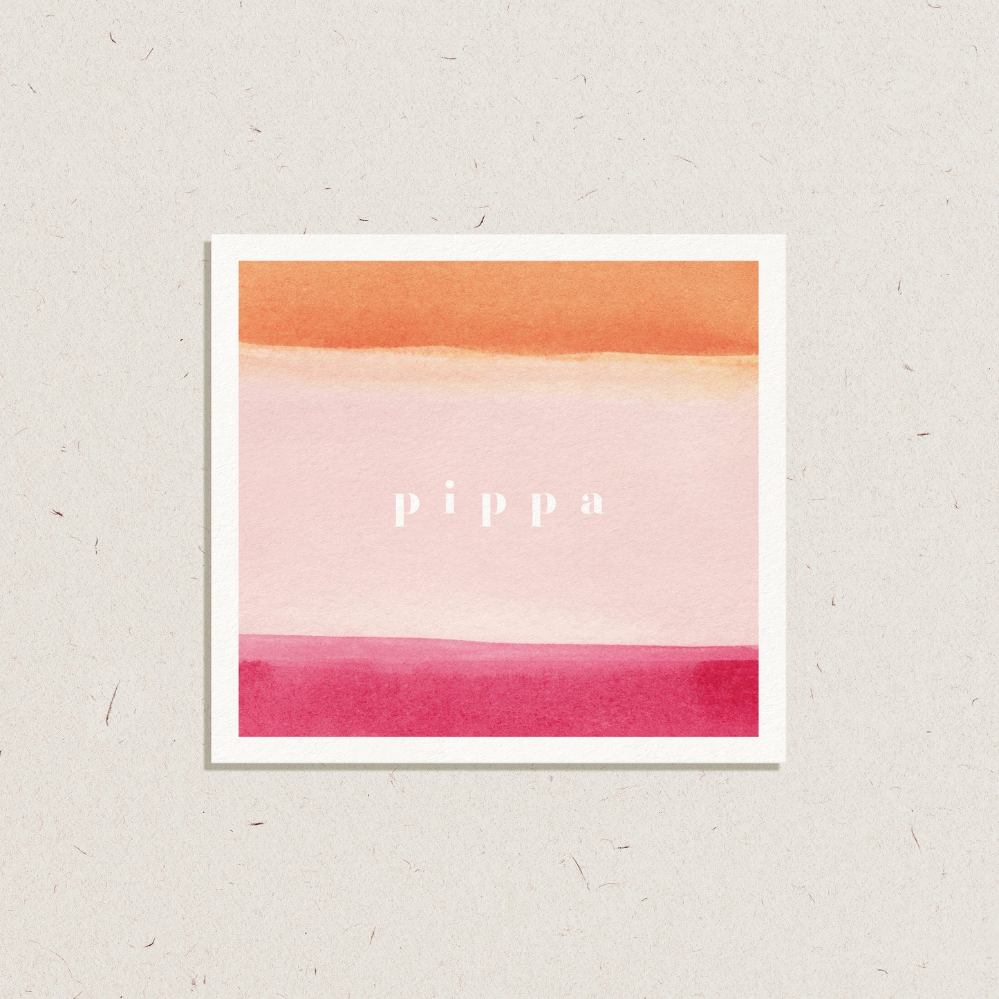 Geboortekaartje 'Pippa'