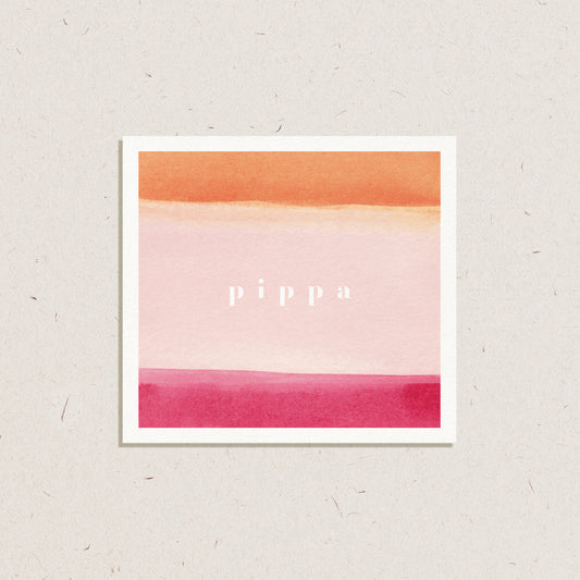 Geboortekaartje 'Pippa'
